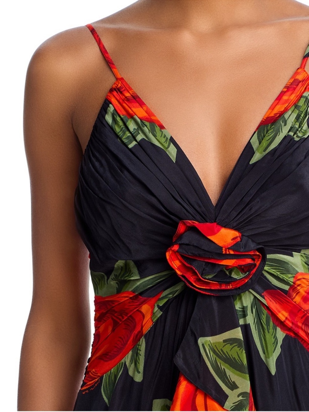 FARM Rio Latin Roses Black Flower Dress - Picture 4 of 5